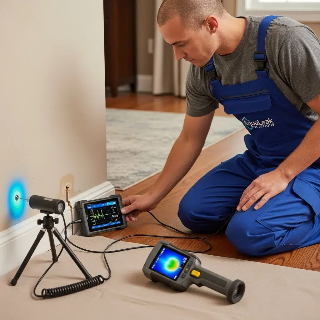 كشف تسربات المياه بدون تكسير بجده