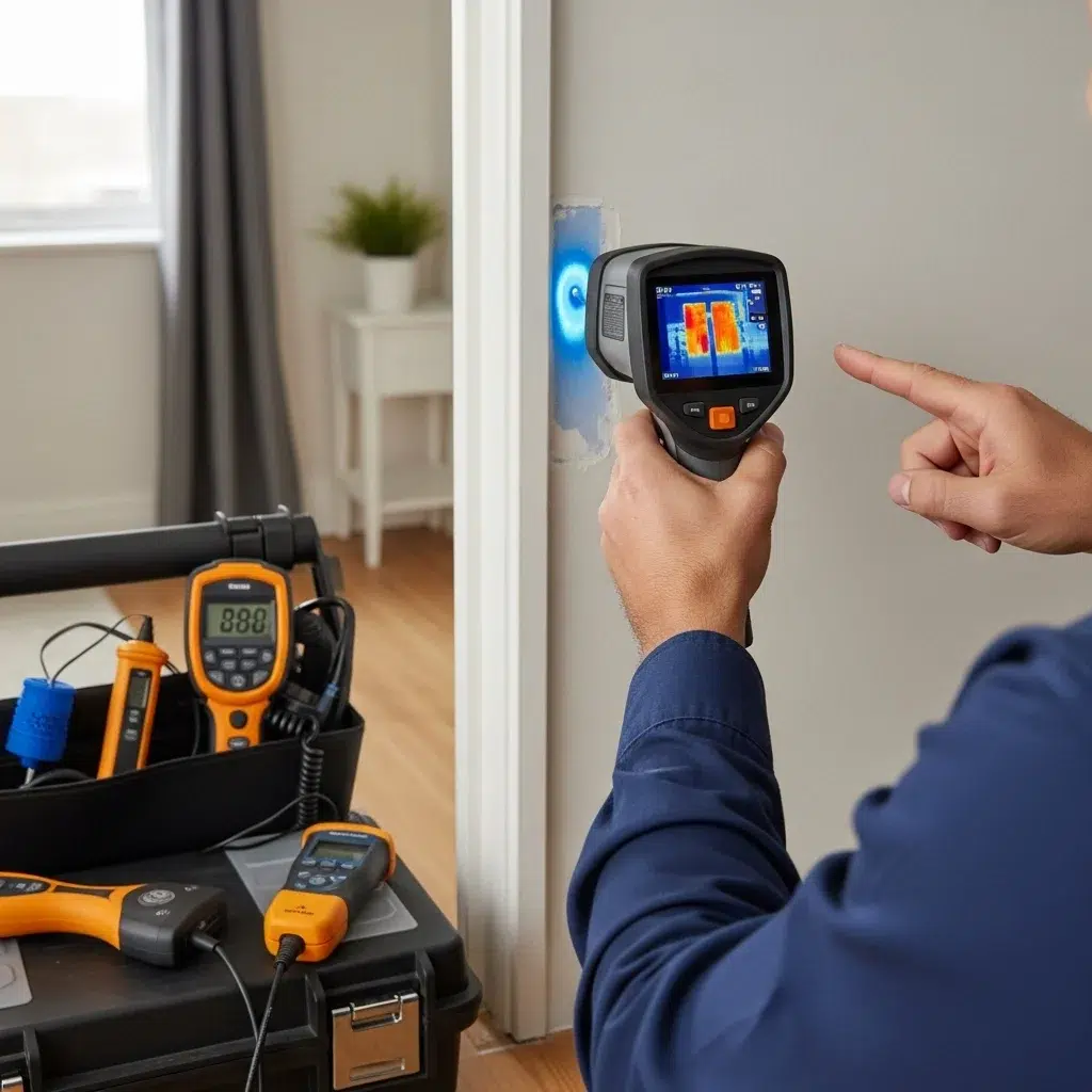 كشف تسربات المياه بدون تكسير بجده