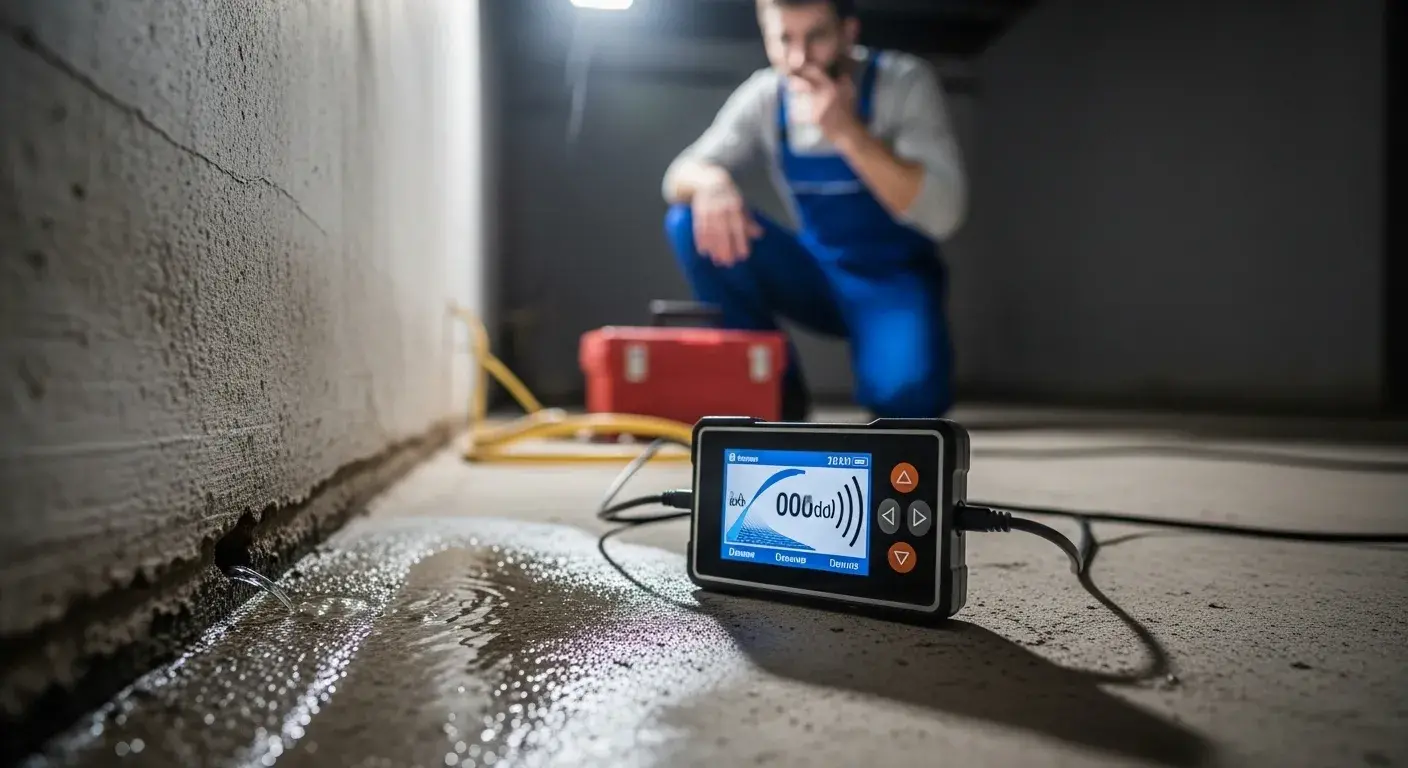 كشف تسربات المياه في مكة