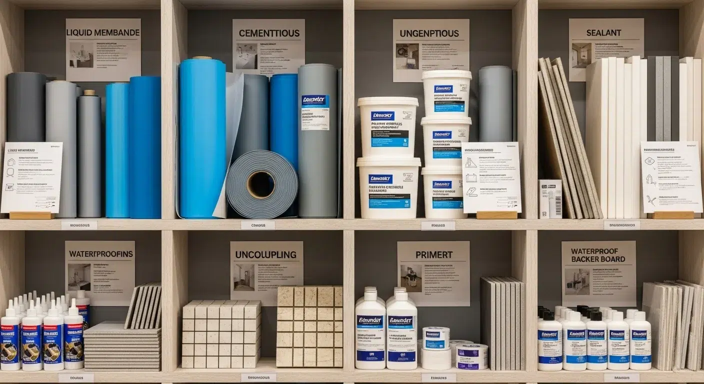 أفضل مواد العزل المائي للحمامات