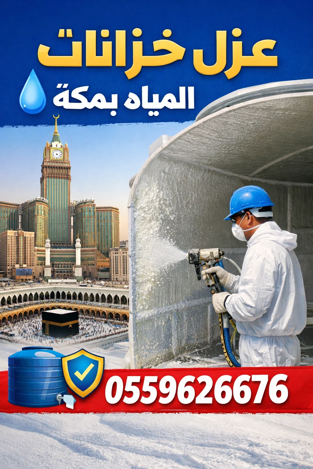 لماذا تحتاج إلى شركة عزل خزانات بمكه؟