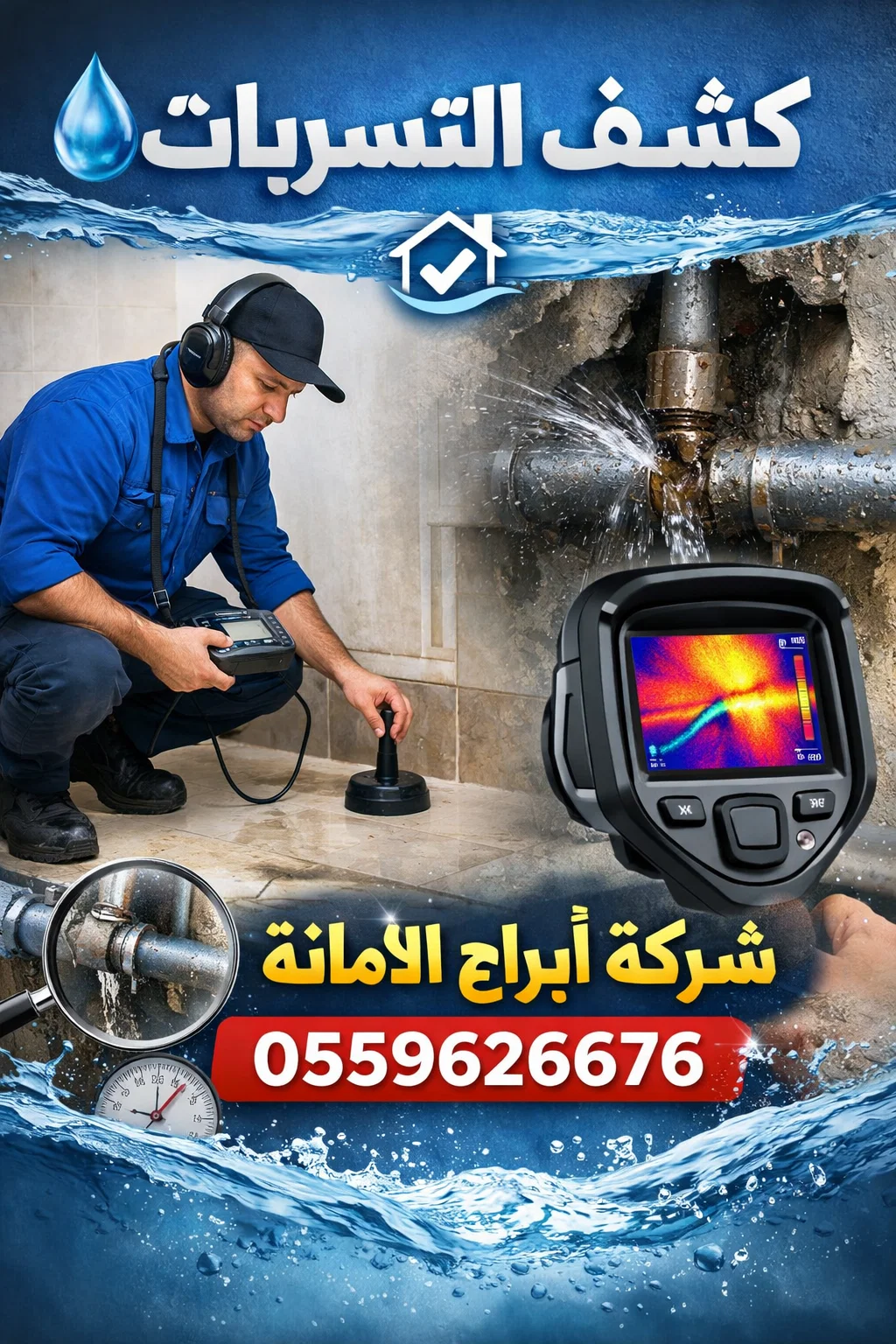 أفضل شركة لحل ارتفاع فاتورة المياه بجدة