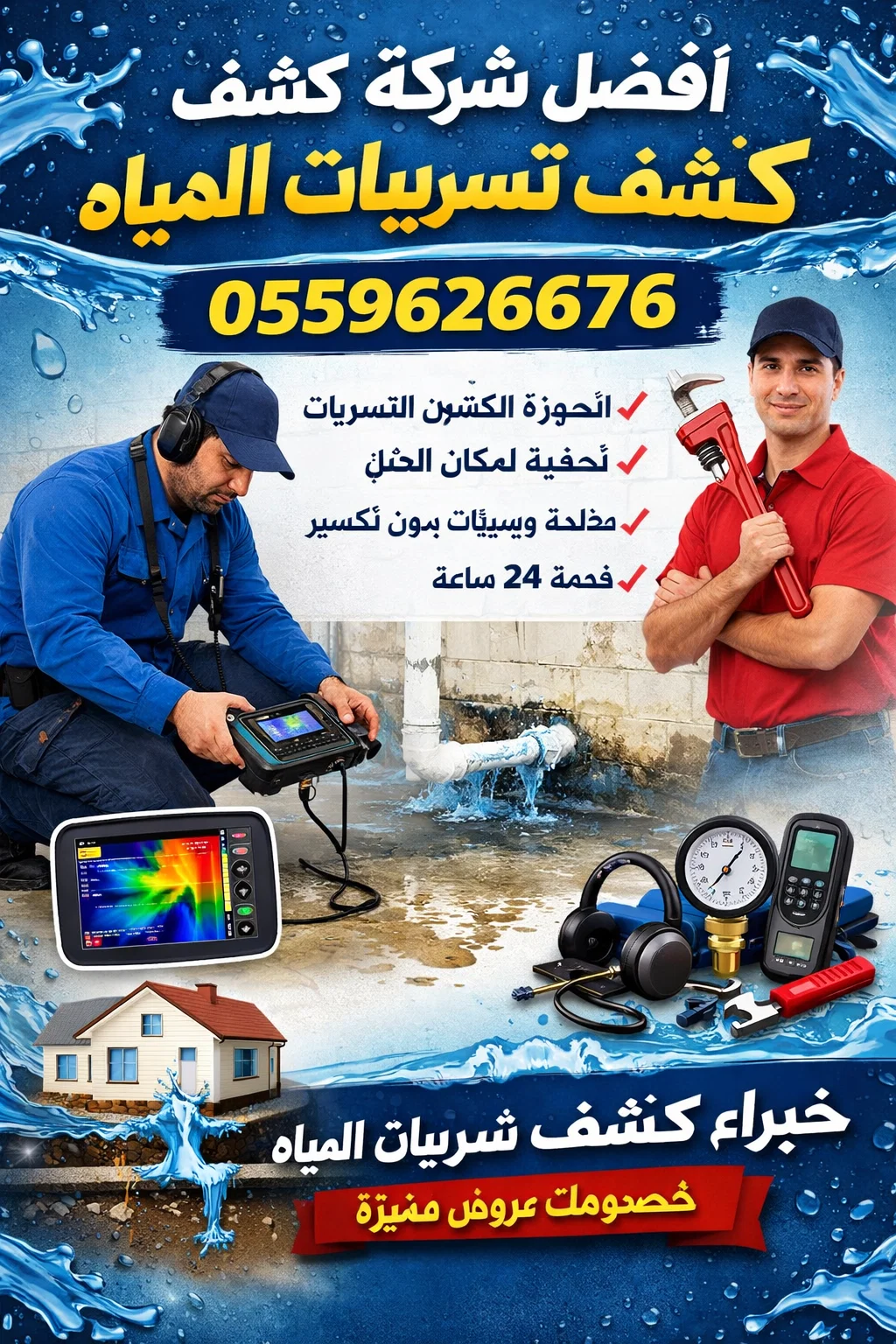 شركة كشف تسريبات المياه في جدة 2026