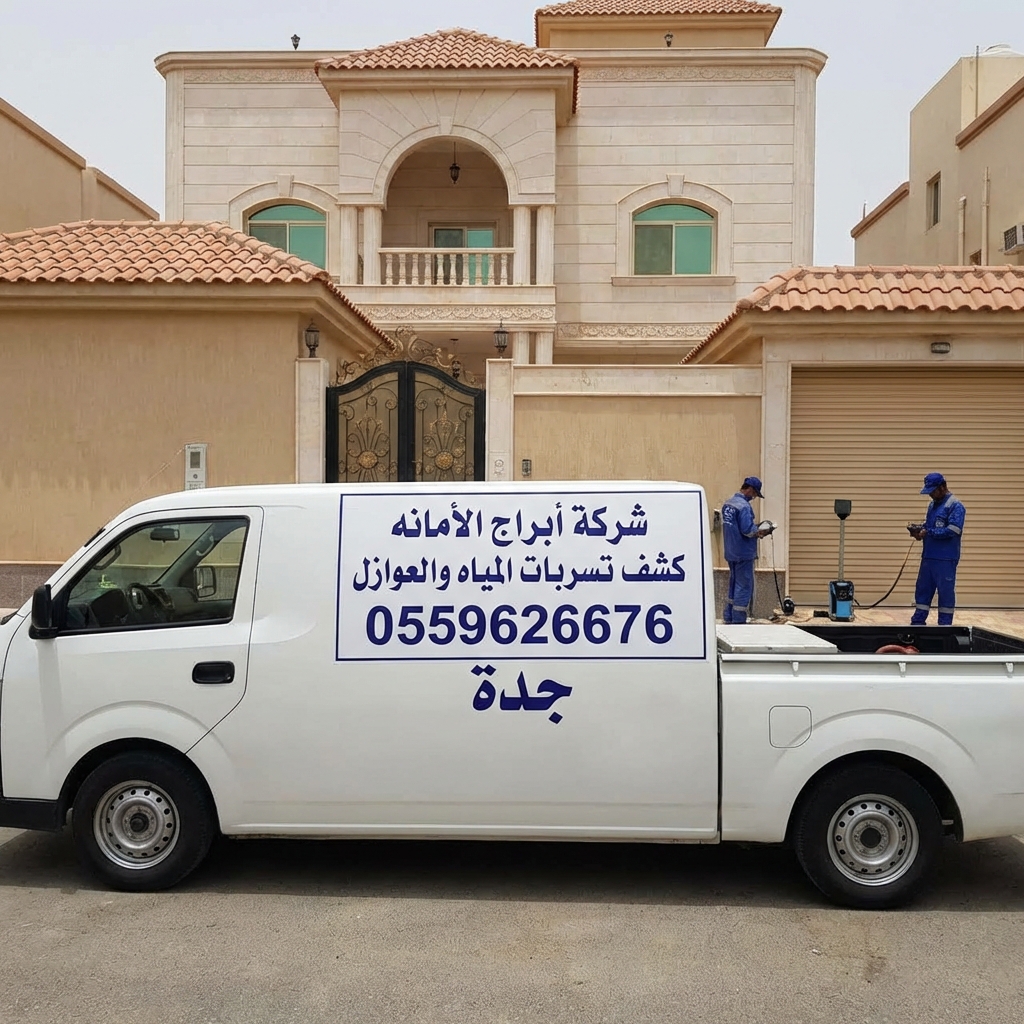 التقنيات الحديثة في كشف تسربات المياه والعوازل جدة