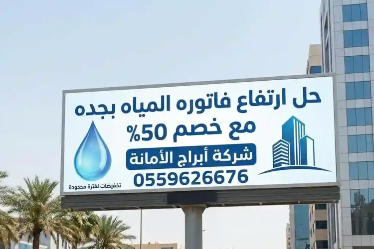حل ارتفاع فاتوره المياه بجده