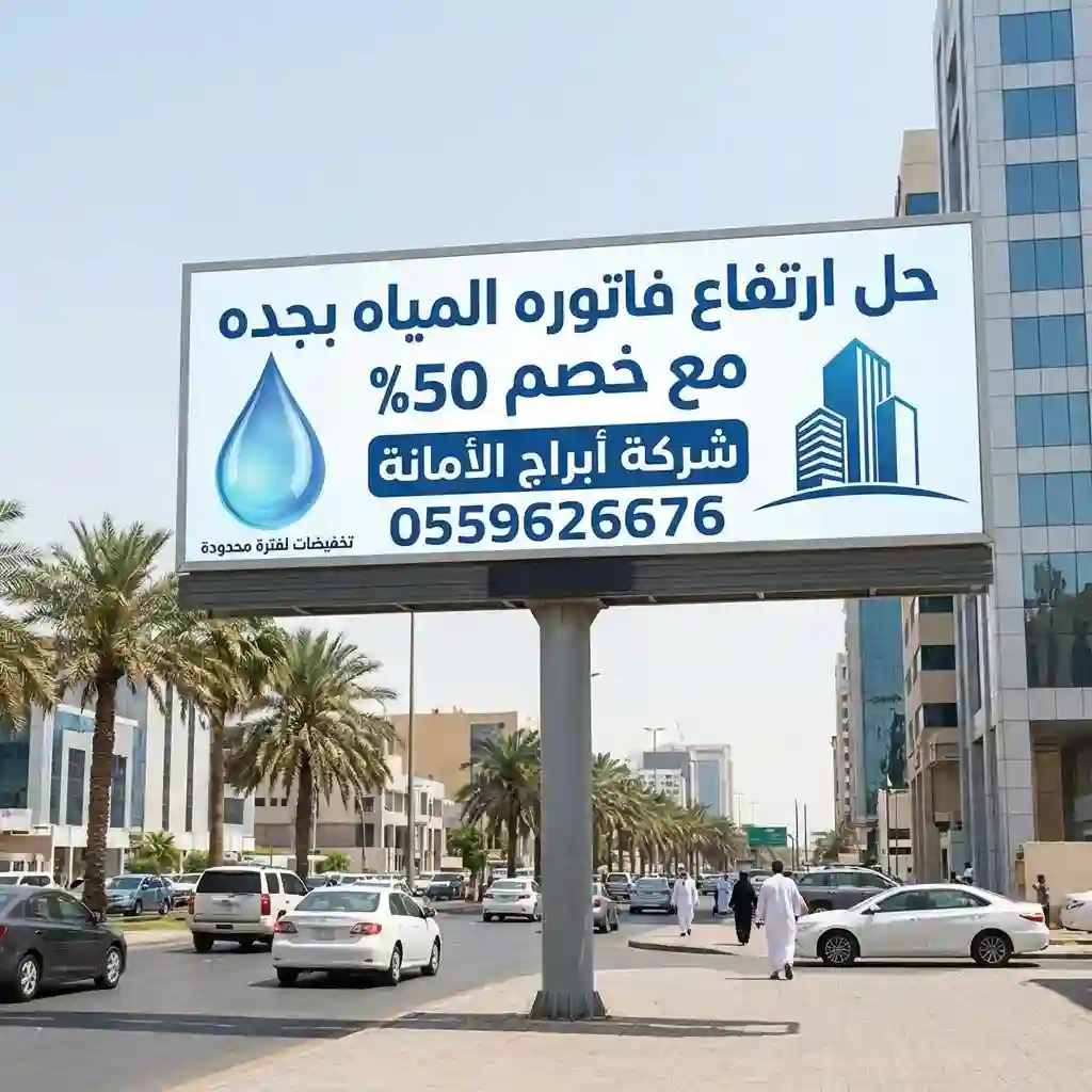حل ارتفاع فاتوره المياه بجده