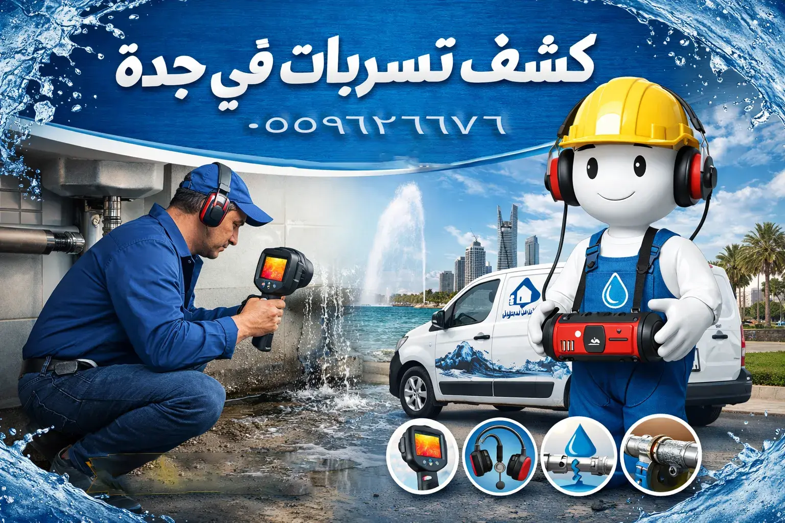 شركة كشف تسربات المياه بجده معتمده