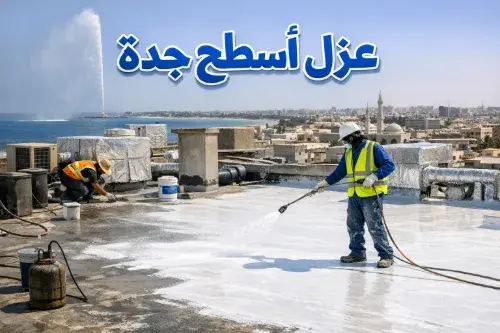 عزل اسطح جدة