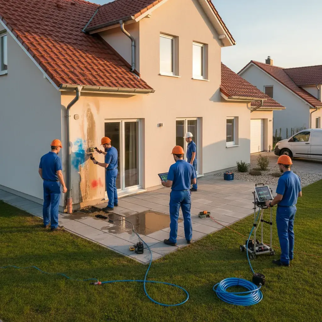 كشف تسربات المياه 