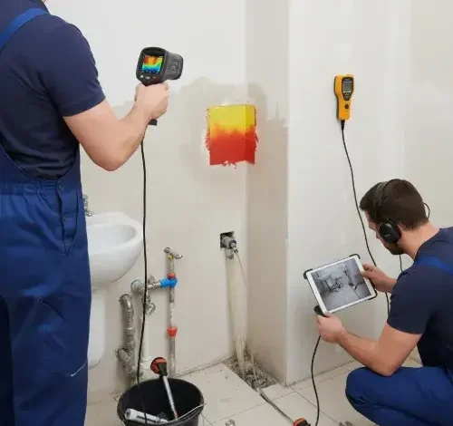 كشف تسربات المياه