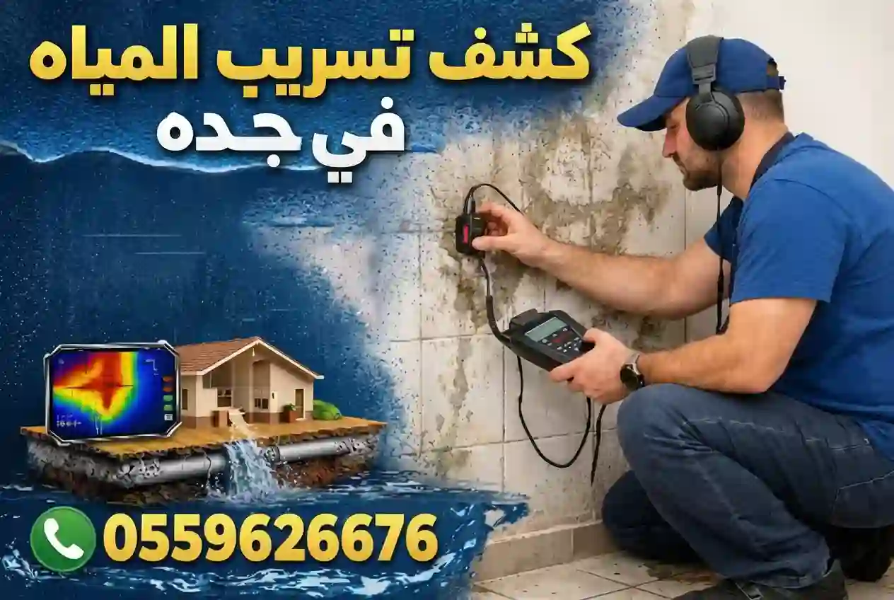 كشف تسربات المياه بجدة بدون تكسير