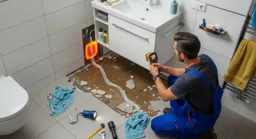شركه كشف تسربات المياه في جده كشف تسربات الحمامات جدة