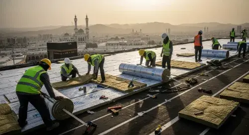 عازل اسطح مكه المكرمه