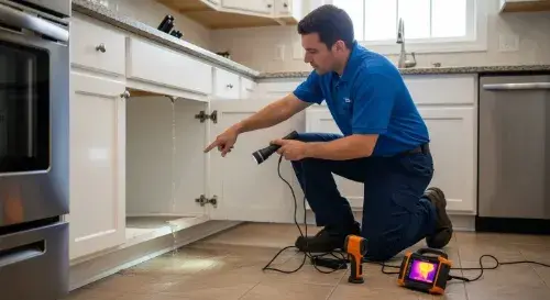 فحص تسربات المياه في مكه