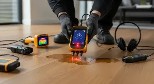 كشف تسربات المياه بدون تكسير في مكه