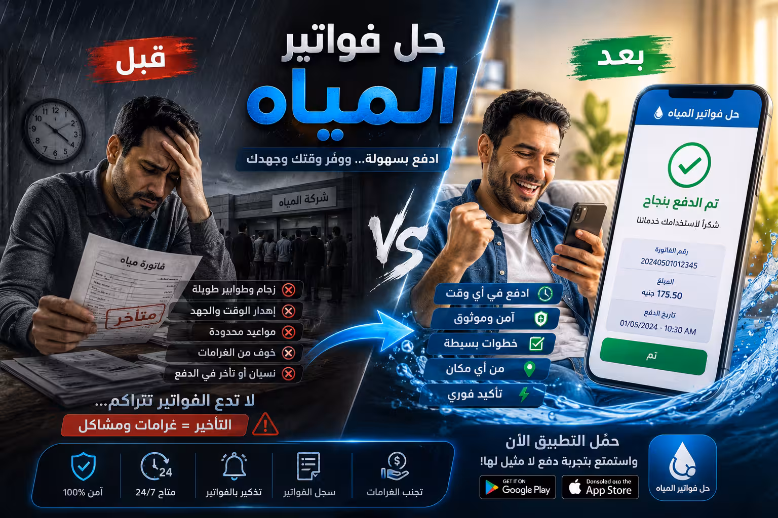​حل ارتفاع فاتورة المياه في مكه