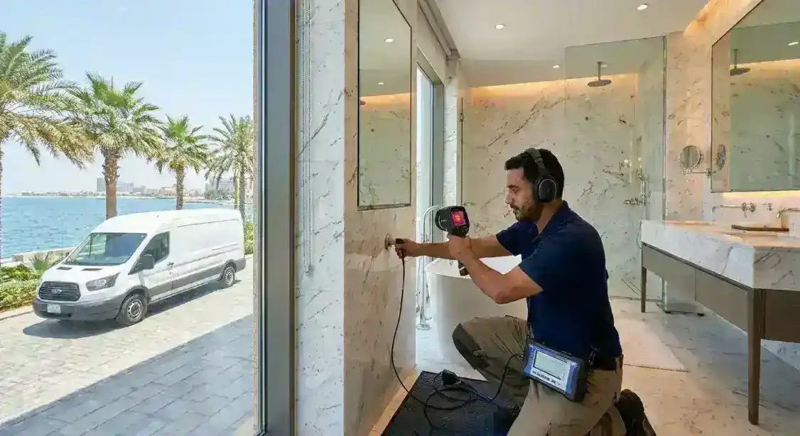 شركة كشف تسريبات المياه في جدة حي الشاطئ