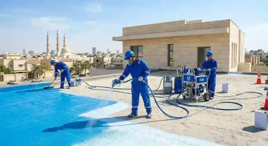 شركه كشف تسربات المياه في جده شركه عزل اسطح في جده حي الروضة