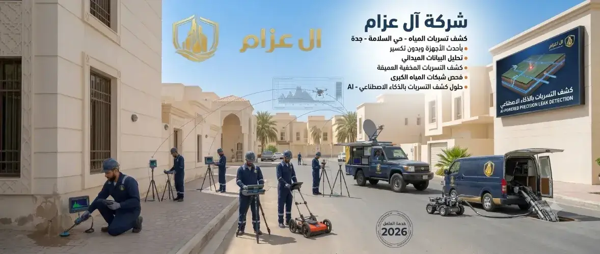 كشف تسربات المياه السلامة جدة