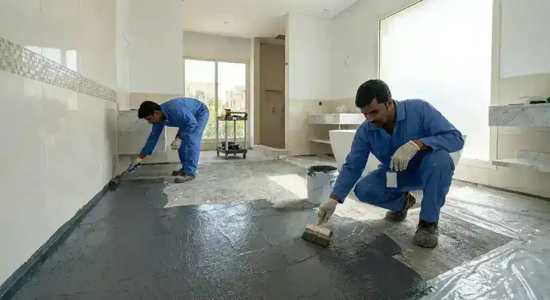 شركه كشف تسربات المياه في جده عزل حمامات في جدة حي البساتين
