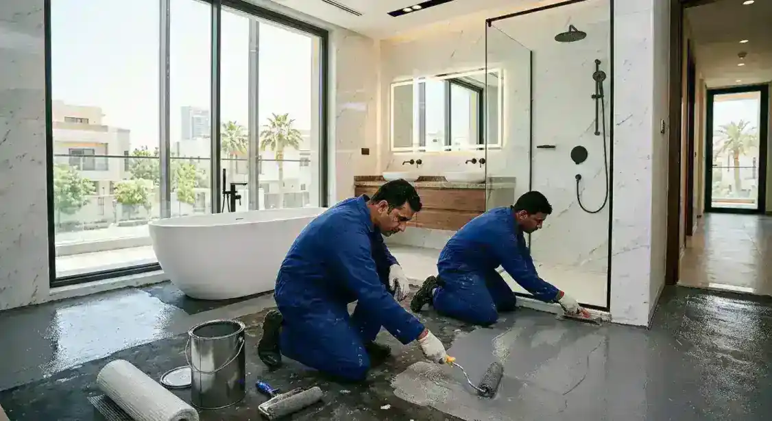 شركه كشف تسربات المياه في جده عزل حمامات في جدة حي الروضة
