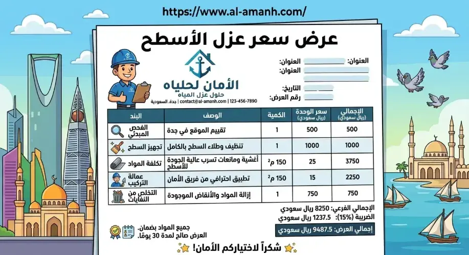 شركه كشف تسربات المياه في جده أسعار عزل الأسطح في جدة