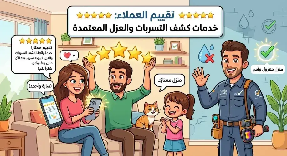 تقييم كشف تسربات المياه في جده