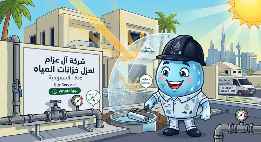 عزل خزانات المياه بجده